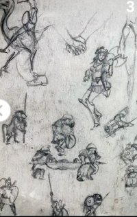 dwarf stretcher crew and ax lady.JPG
