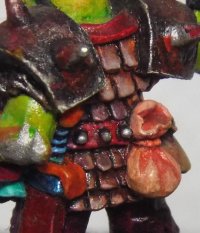 GD 90 - Orc Entry To Comp - BCU Leather Scale Armour 1 - Wet Blending .JPG