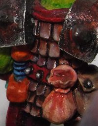 GD 90 - Orc Entry To Comp - BCU Leather Scale Armour 2- Wet Blending .JPG